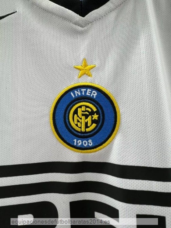 Nuevo 2ª Camiseta Inter Milan Retro 2004 2005 Blanco Baratas